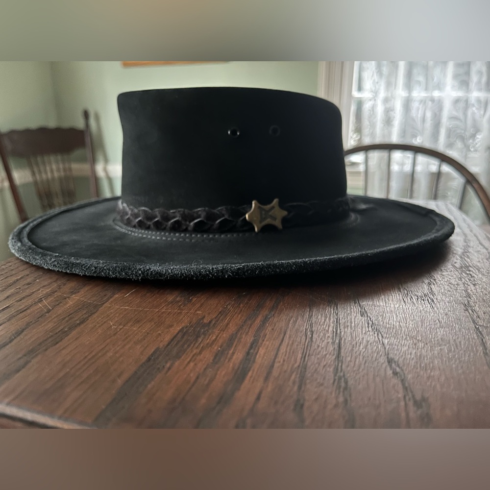 BC Australian leather hat, Large